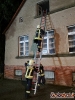 Übungseinsatz Wohngebäudebrand mit Menschenrettung